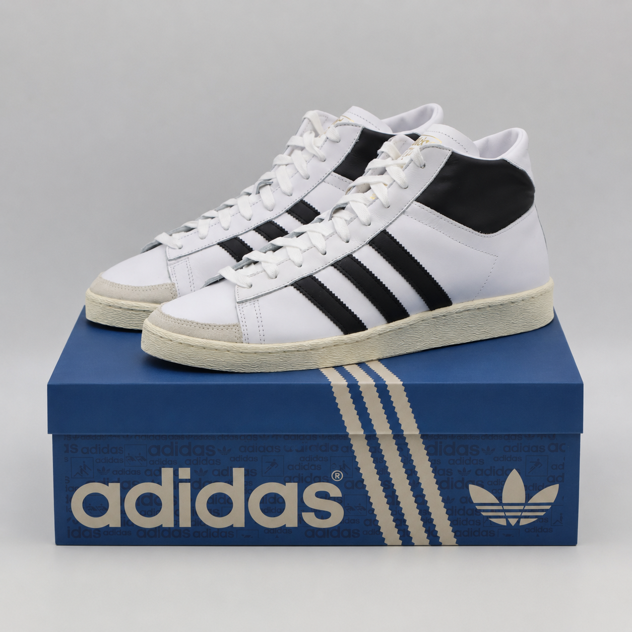 JI3445 adidas Originals Jabbar Hi Footwear White Core Black (Men's)