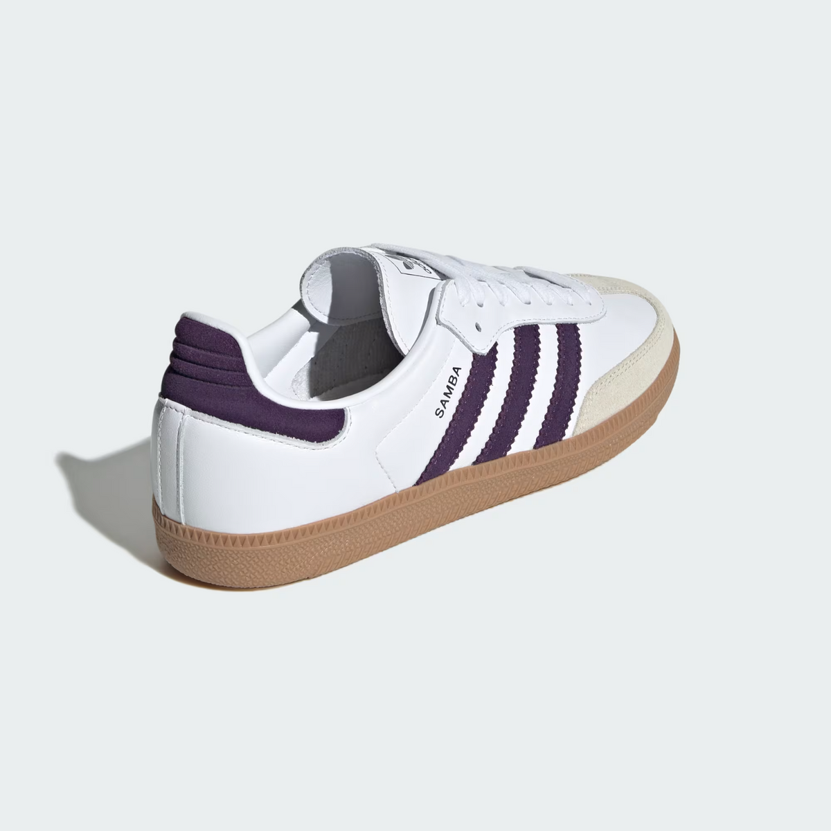 JS1392 adidas Originals Samba OG Cloud White Alumina Aurora Plum (Men's)