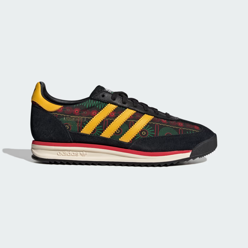 KJ4476 Bob Marley adidas SL72 Multi Colour Dark Green Red (Men's)