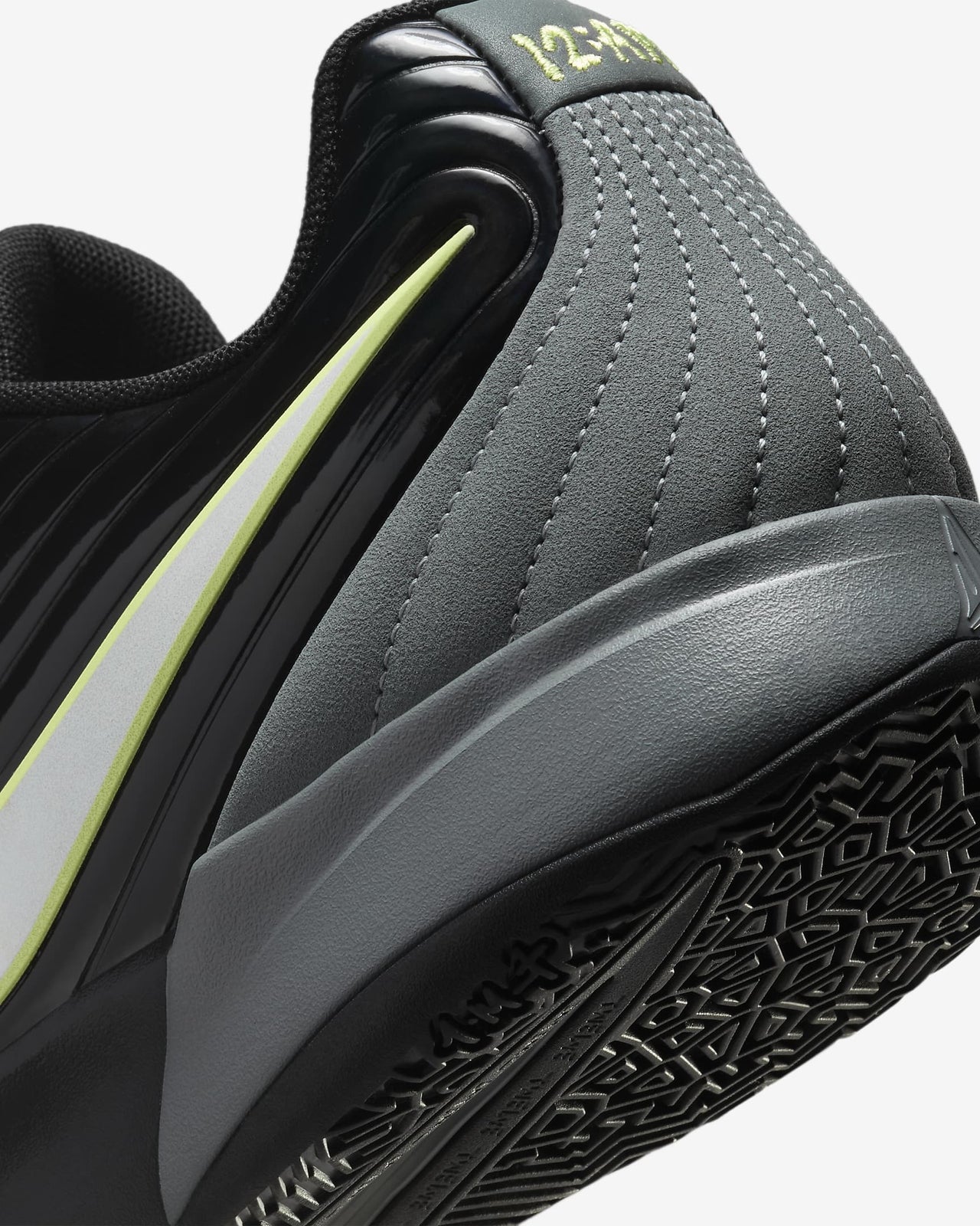 FD7327-001 Nike Ja 2 Black Light Smoke Grey Light Lemon Twist Phantom (Men's)