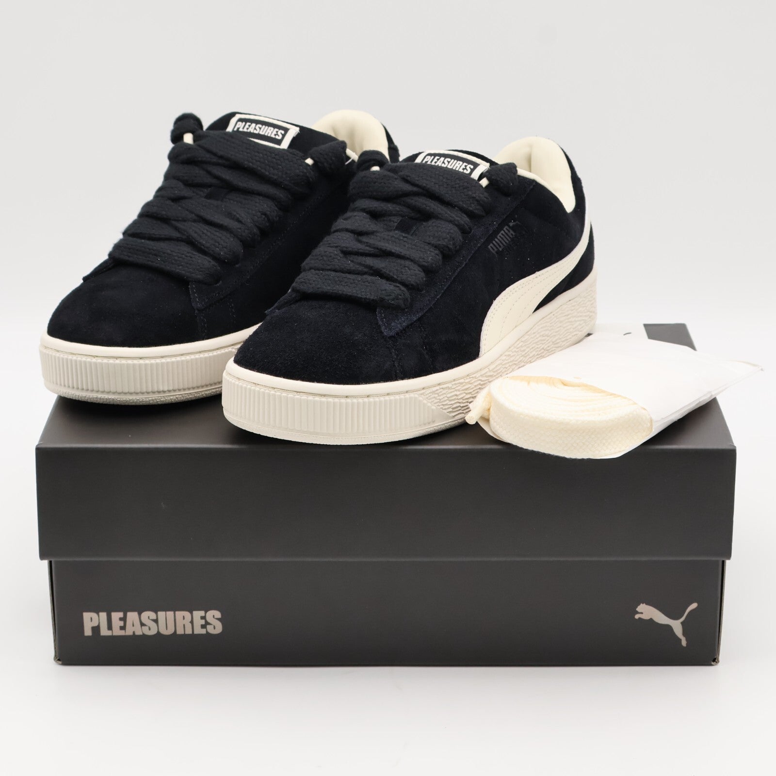 396057-01 PLEASURES Puma Suede XL Black (Men's)