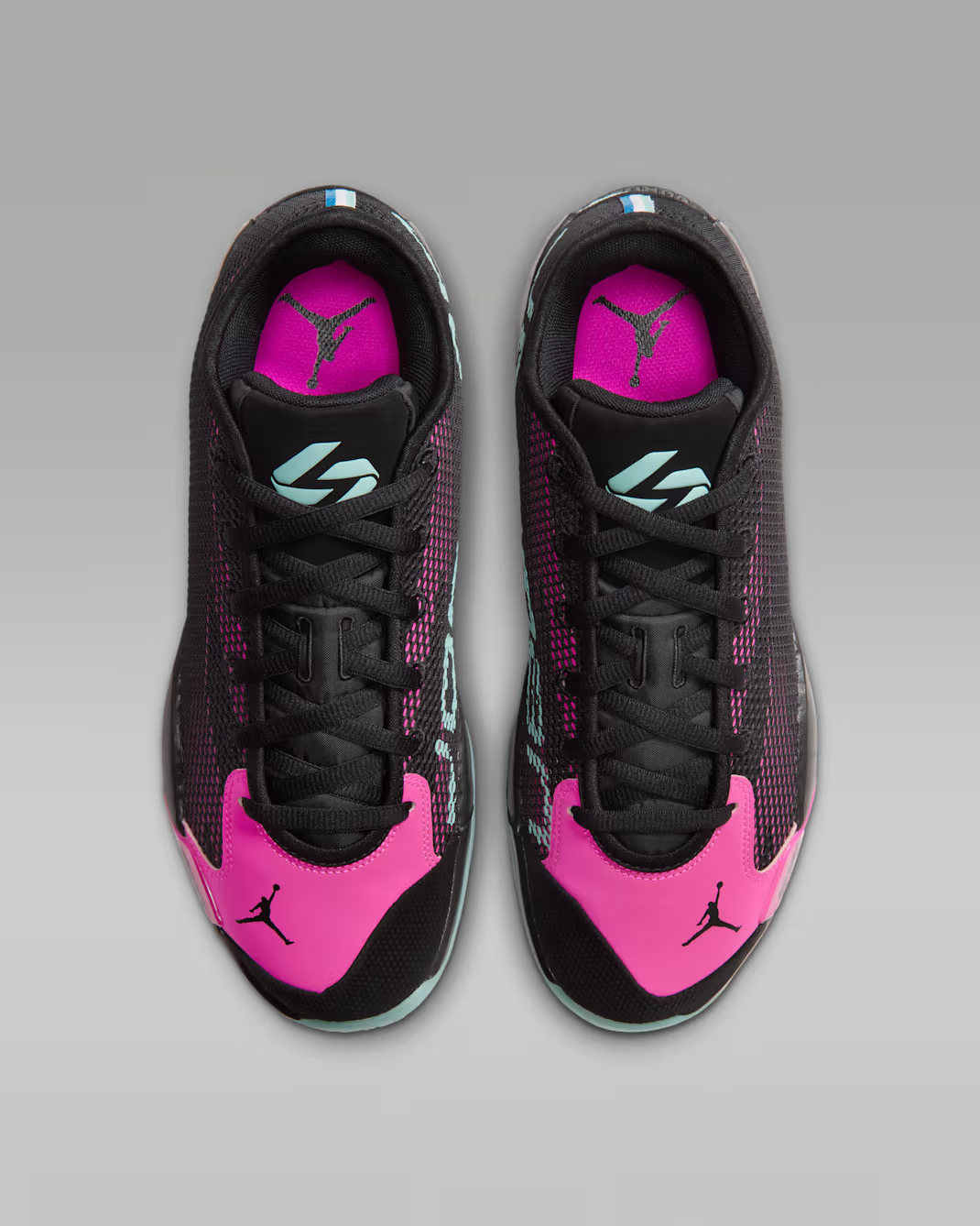 IF1611-004 Nike Luka 77 PF "Black/Laser Fuchsia" (Men's)