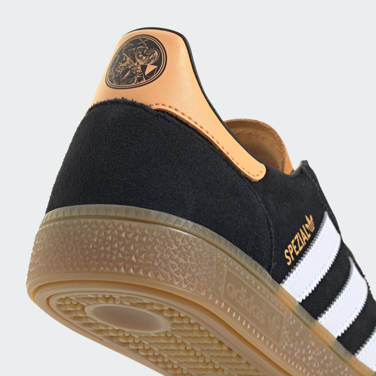 KK3033 Ajax Amsterdam Ã adidas Handball Spezial "Core Black/Hazy Orange" (Men's)