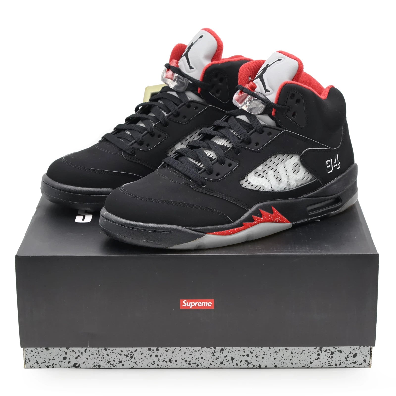 824371-001 Supreme Nike Air Jordan 5 Retro Black (Men's)