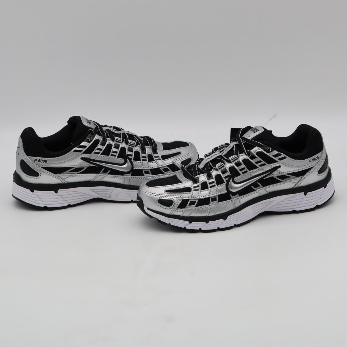 BV1021-013 Nike P-6000 Metallic Silver Black White Metallic Silver (Women's)