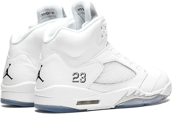 136027-130 Nike Air Jordan 5 Retro Metallic White 2015 (Men's)