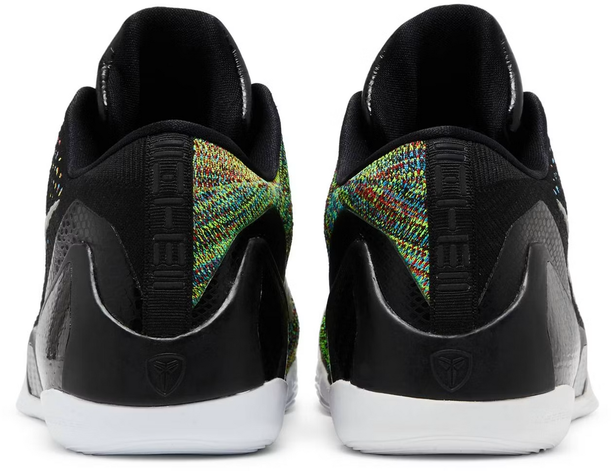 698595-009 Nike Kobe 9 Elite PRM Low HTM Milan "Black/Multi-Color" (Men's)