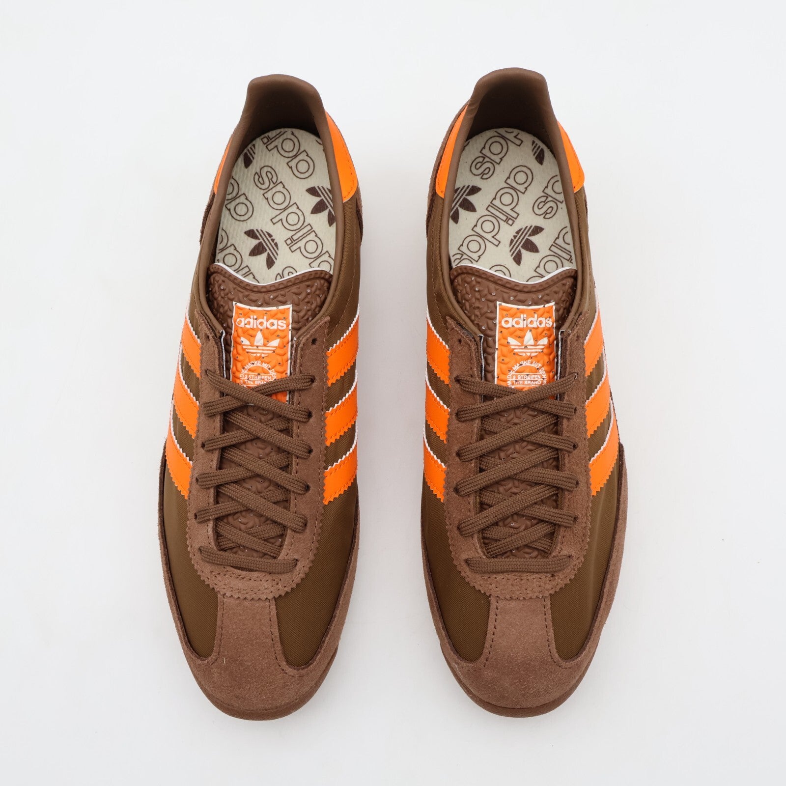 JP7664 adidas Originals SL72 OG Preloved Brown Orange Cream White (Women's)