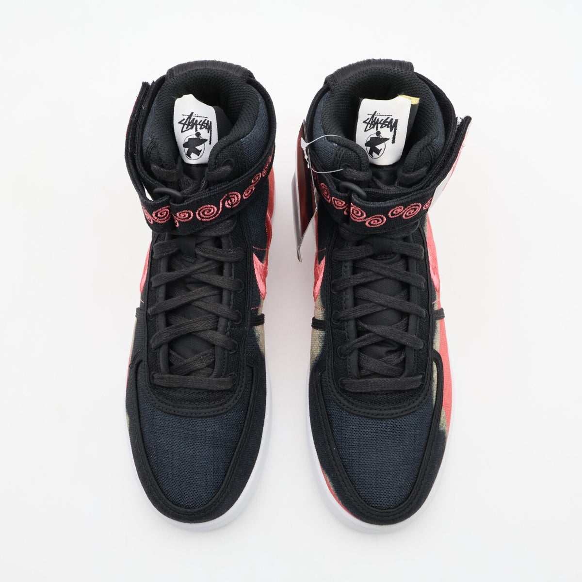 DX5425-002 NOMA t.d. Stussy Nike Vandal High SP Black Sea Coral White (Men's)