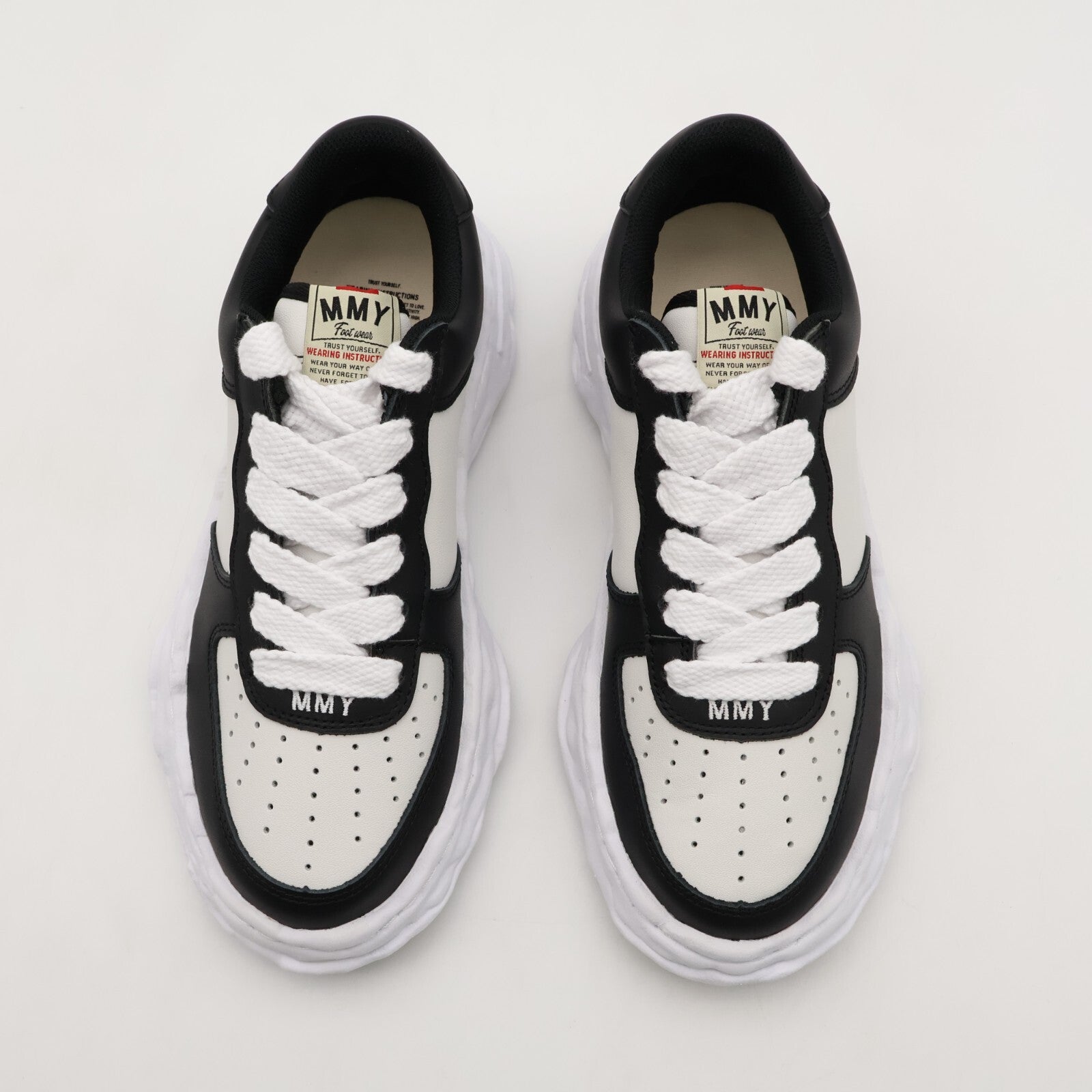 A08FW706-black/white Maison MIHARA YASUHIRO WAYNE Original Sole Leather (Men's)