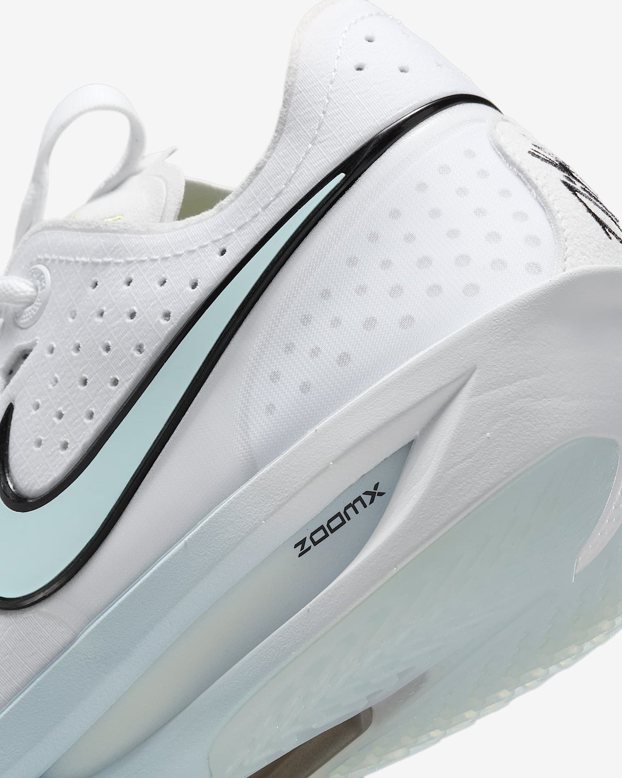 DV2918-104 Nike Zoom GT Cut 3 White Metallic Silver Light Lemon Twist (Men's)