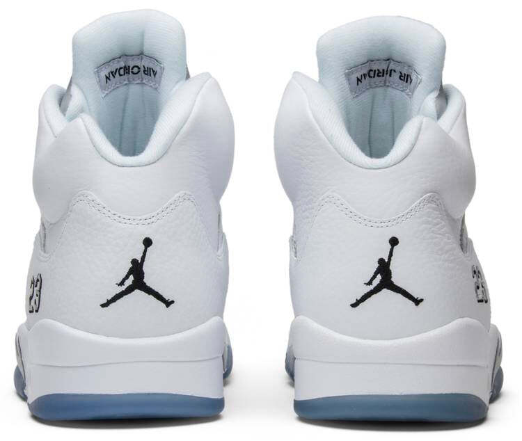 136027-130 Nike Air Jordan 5 Retro Metallic White 2015 (Men's)