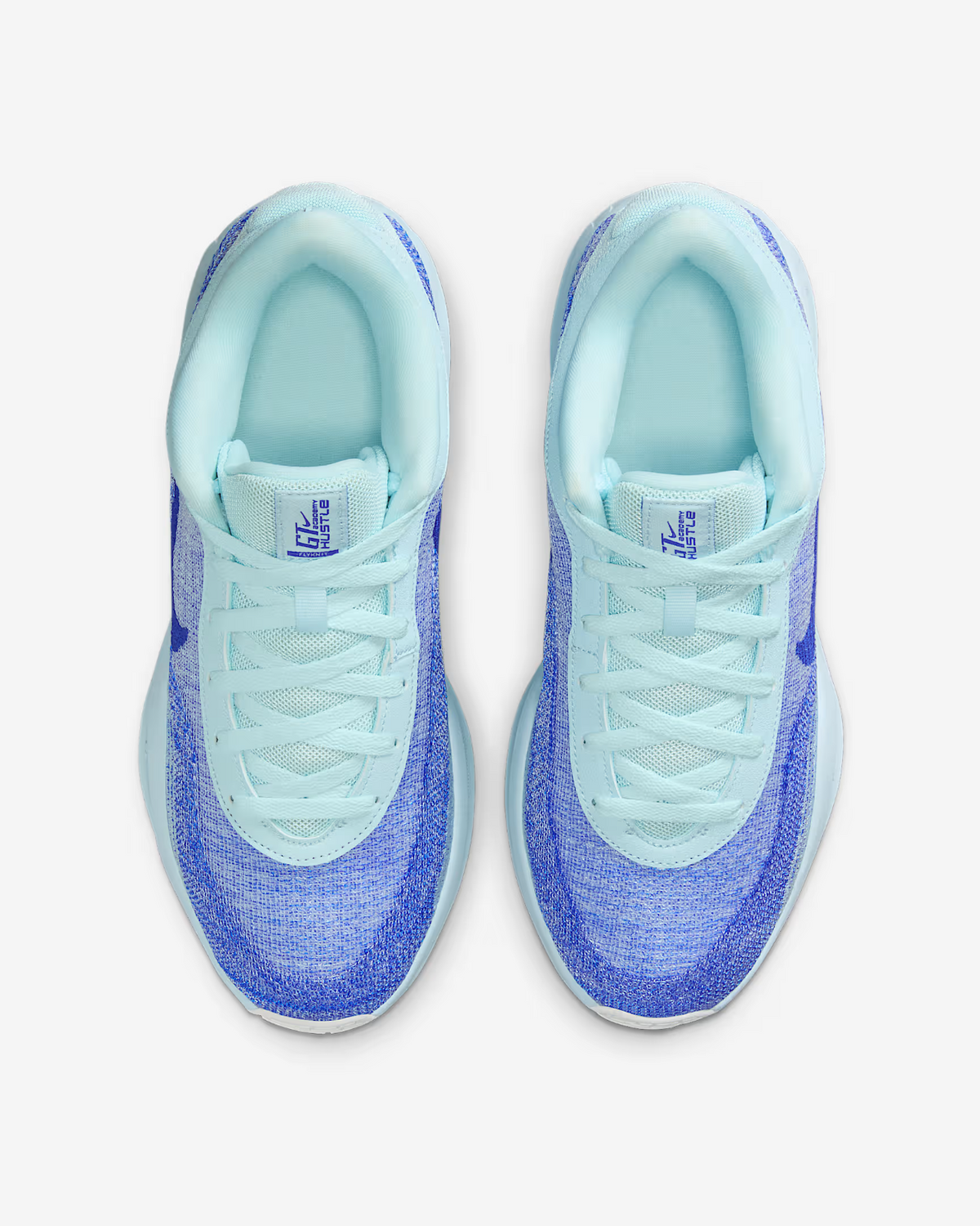 FJ7808-402 Nike GT Hustle Academy Glacier Blue Sail Racer Blue (Men's)
