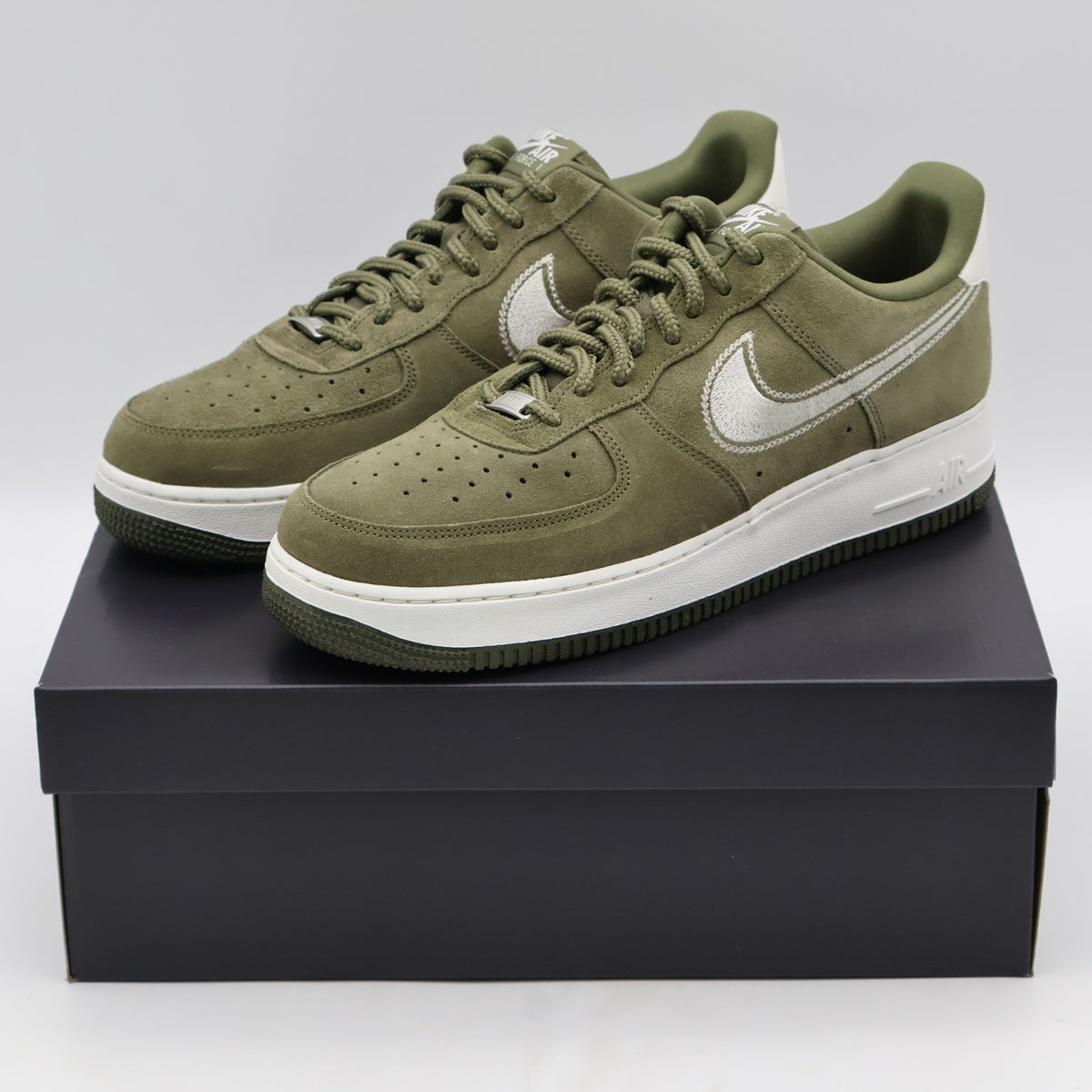 HJ4465-201 Nike Air Force 1 '07 LV8 Medium Olive Sail (Men's)