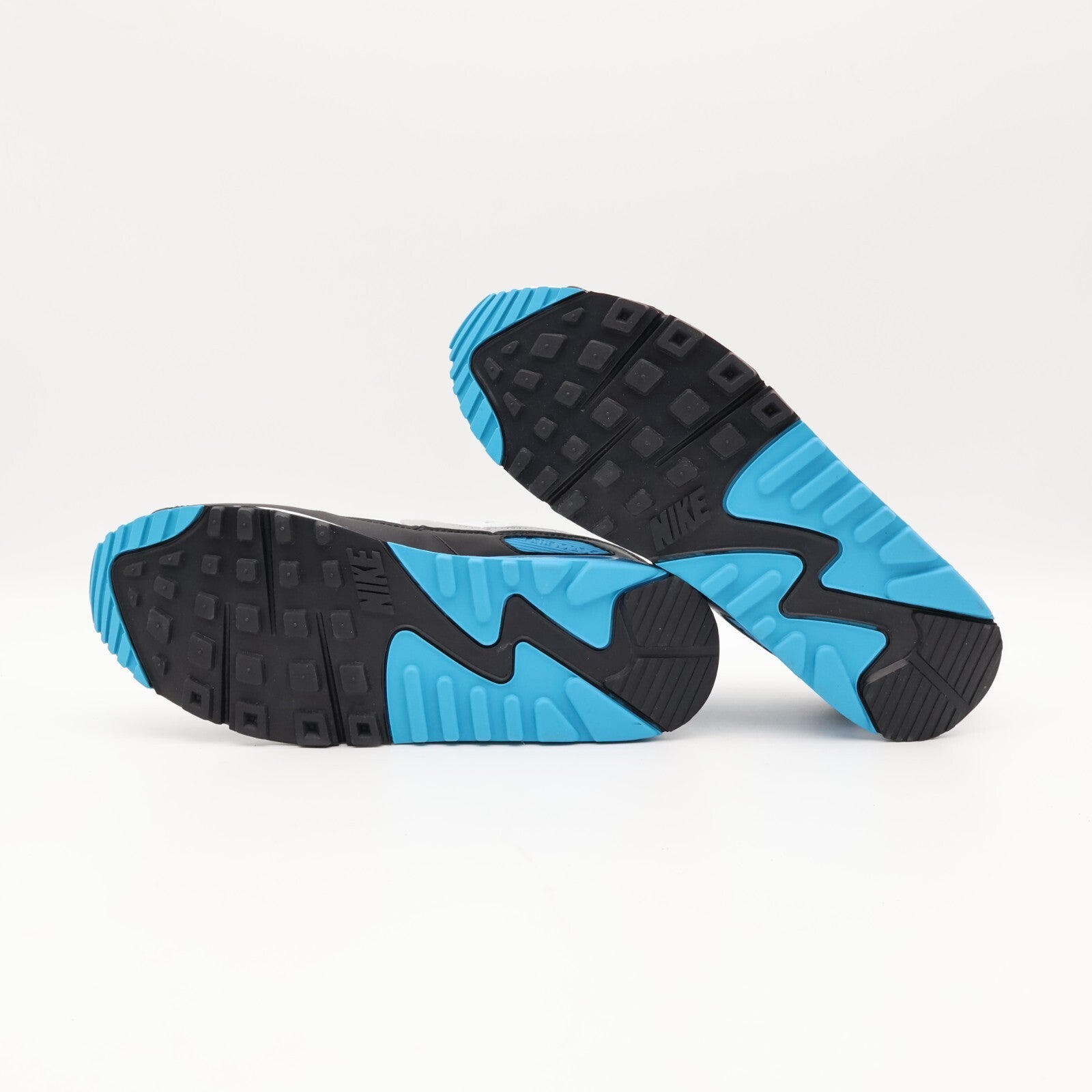 CJ6779-100 Nike Air Max 90 Laser Blue Black White Grey Fog Cyan Sky (Men's)