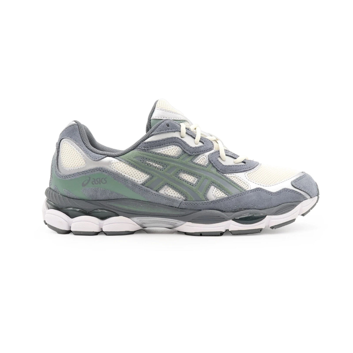 1203A383-101 Asics Gel-NYC Cream Steel Grey Ivory Khaki Green White (Men's)