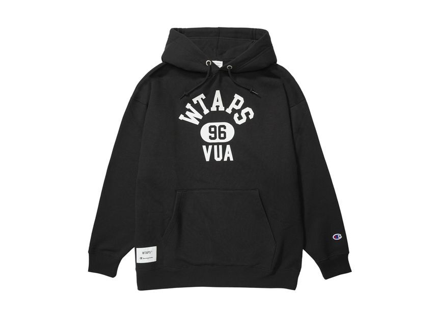 WTAPS Champion Academy Hooded CTPL Black 242HBCHD-CSM04S C8-B114