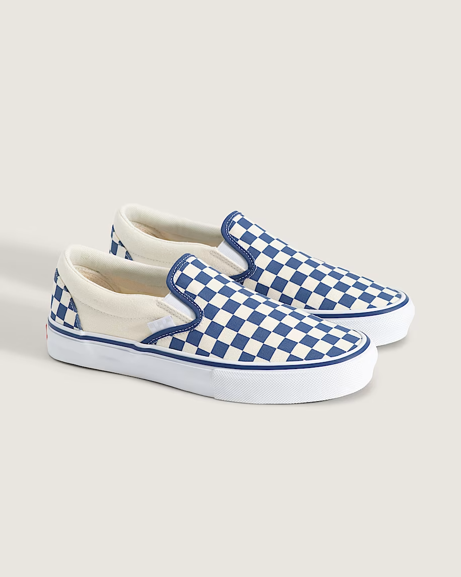 VN000EG59Y0 Vans Skate Slip-On Blue Checkerboard (Men's)