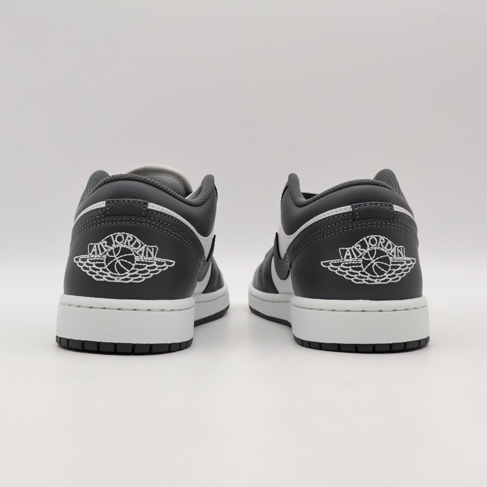 553558-044 Nike Air Jordan 1 Low Classic Grey White (Men's)