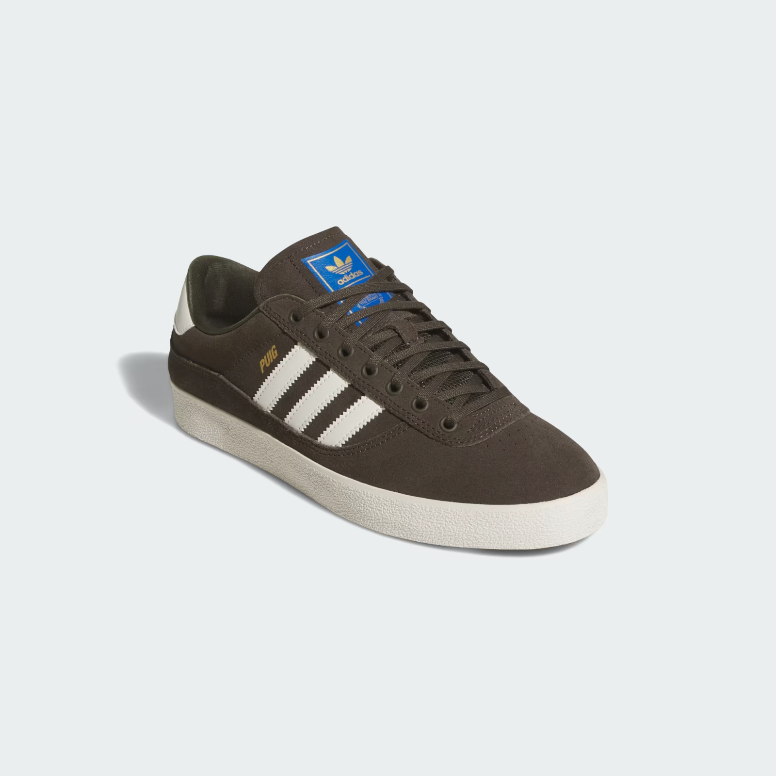 JQ1115 adidas Originals Puig Indoor Shadow Olive Off White Blue Bird (Men's)