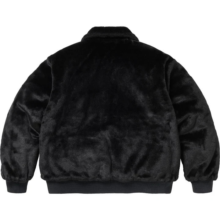 Supreme Dickies Reversible Quilted Faux Fur Work Jacket Black