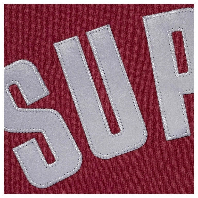 Supreme Arc Thermal Lined Zip Up Hooded Sweatshirt Cardinal