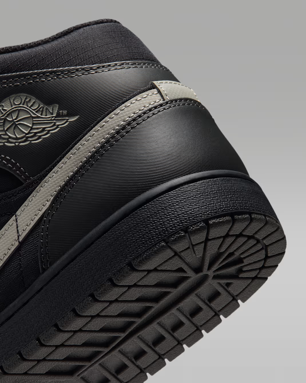 IX6982-001 Nike Air Jordan 1 Mid Utility "Black/Spruce Fog" (Men's)
