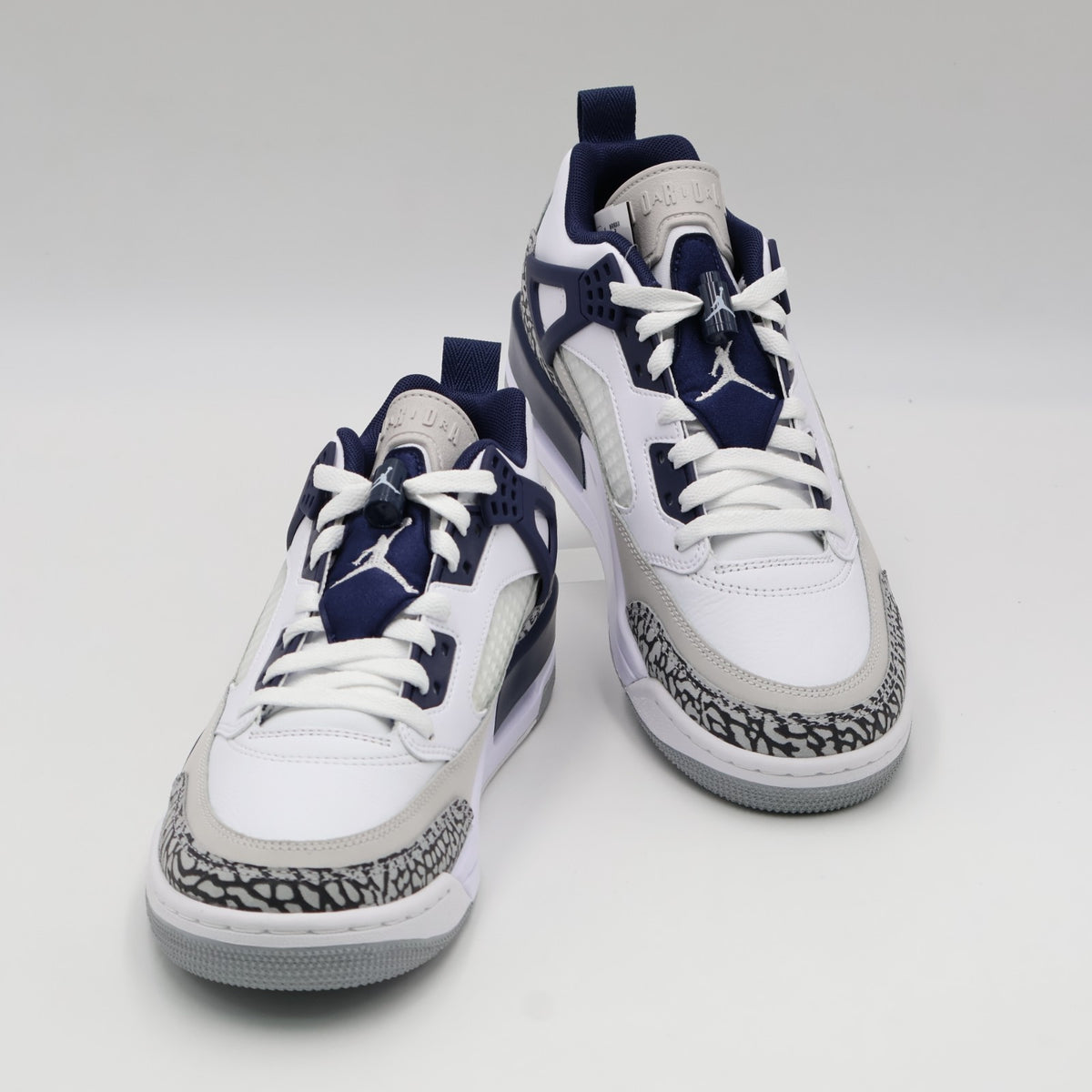 FQ1759-140 Nike Jordan Spizike Low White Midnight Navy Cement Grey (Men's)