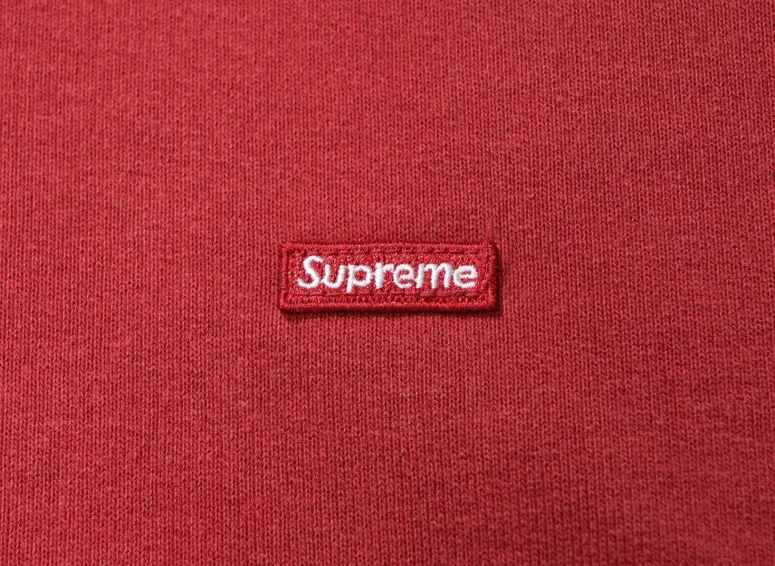 Supreme Small Box Zip Up Hooded Sweatshirt "Dark Red"