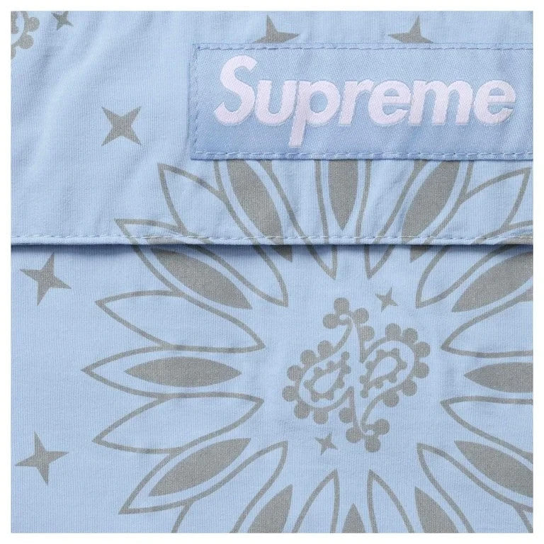 Supreme Reflective Bandana Anorak Light Blue