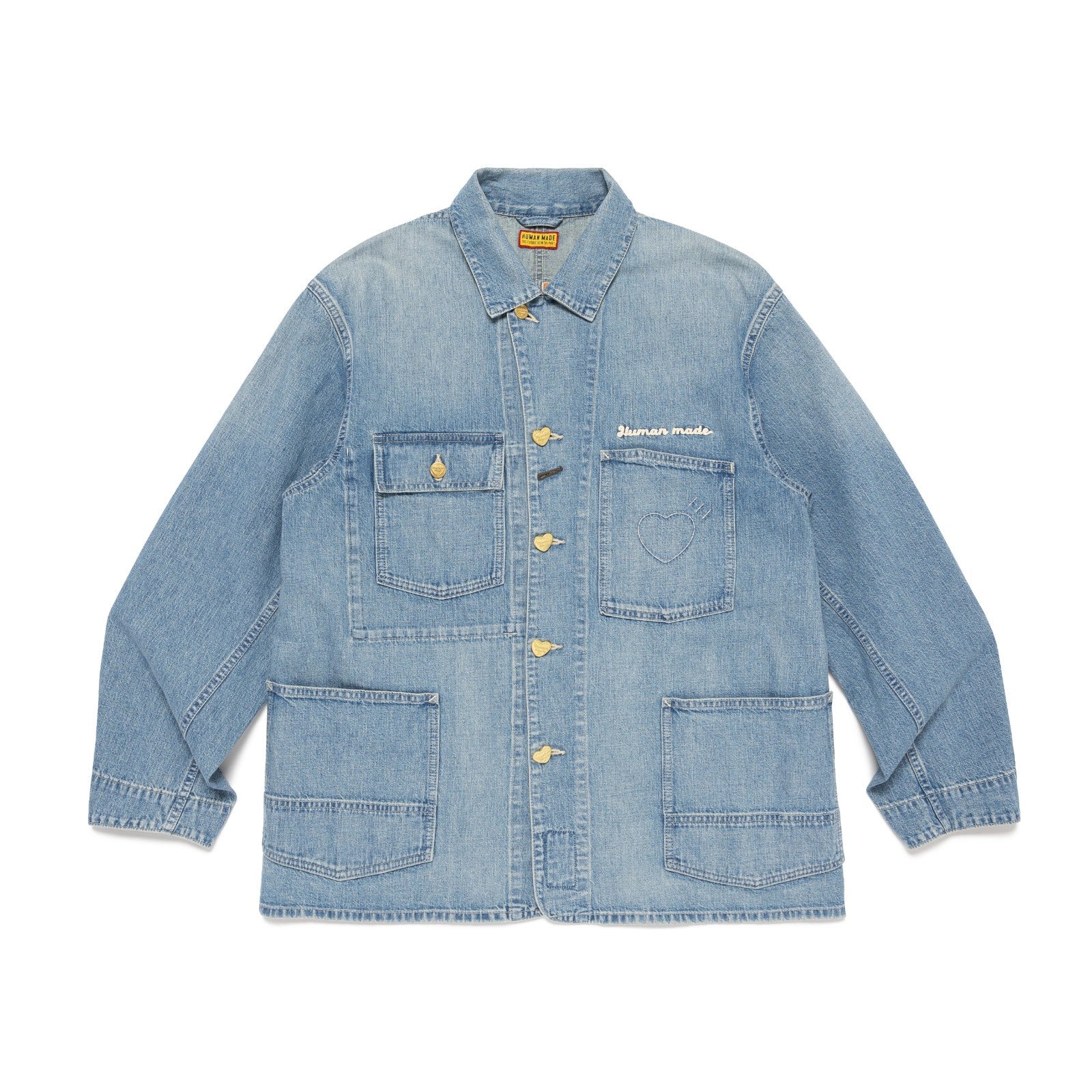 HUMAN MADE Denim Coverall Jacket Indigo