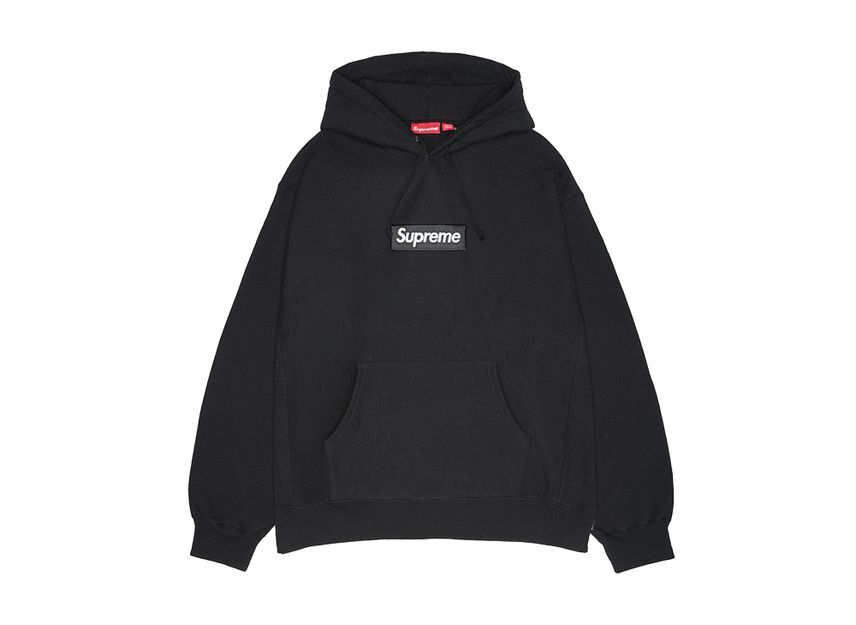 Supreme Box Logo Hooded Sweatshirt Black