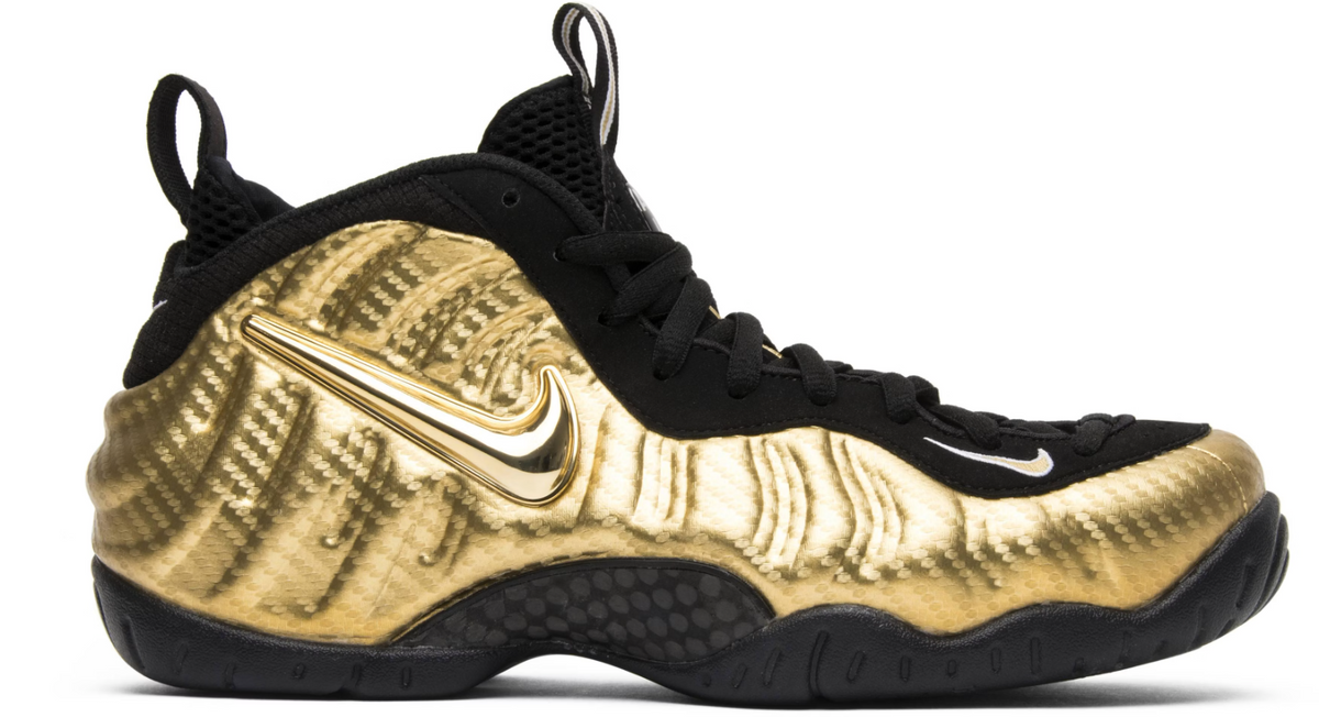 624041-701 Nike Air Foamposite Pro "Metallic Gold" (Men's)