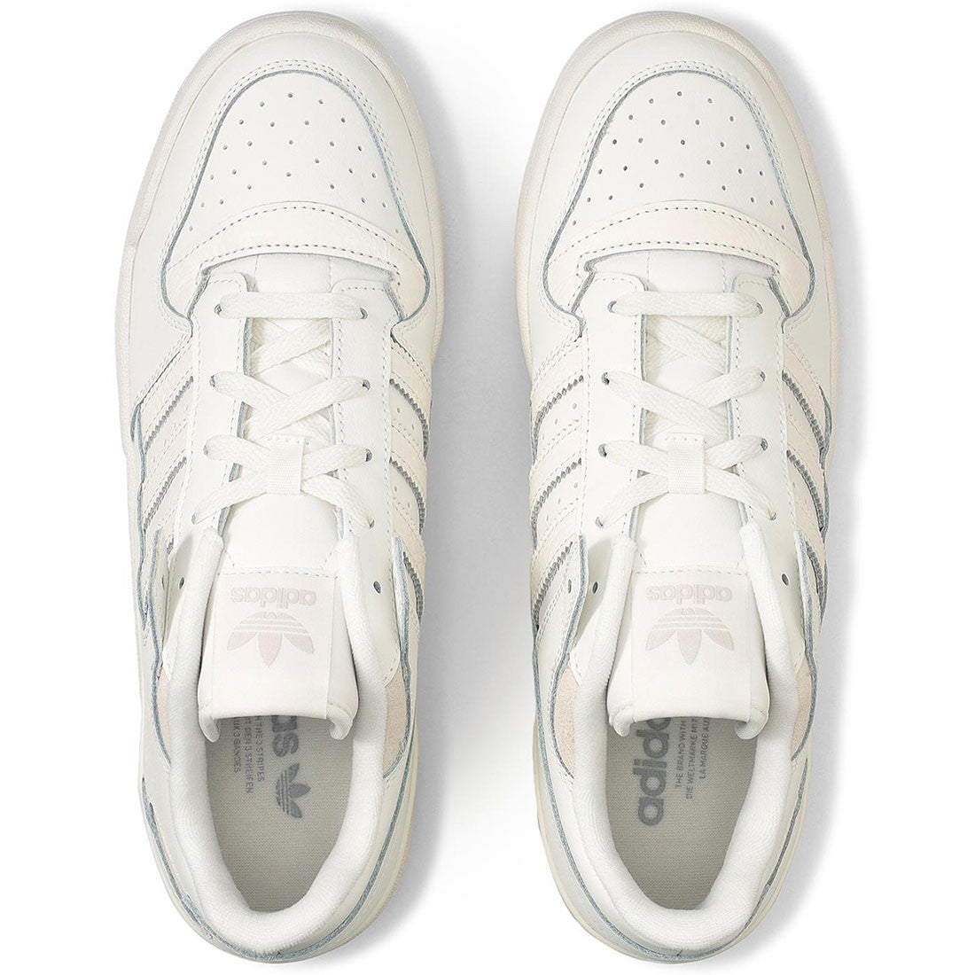 IH7828 adidas Originals Forum Low CL Core White Cloud White Grey One (Men's)