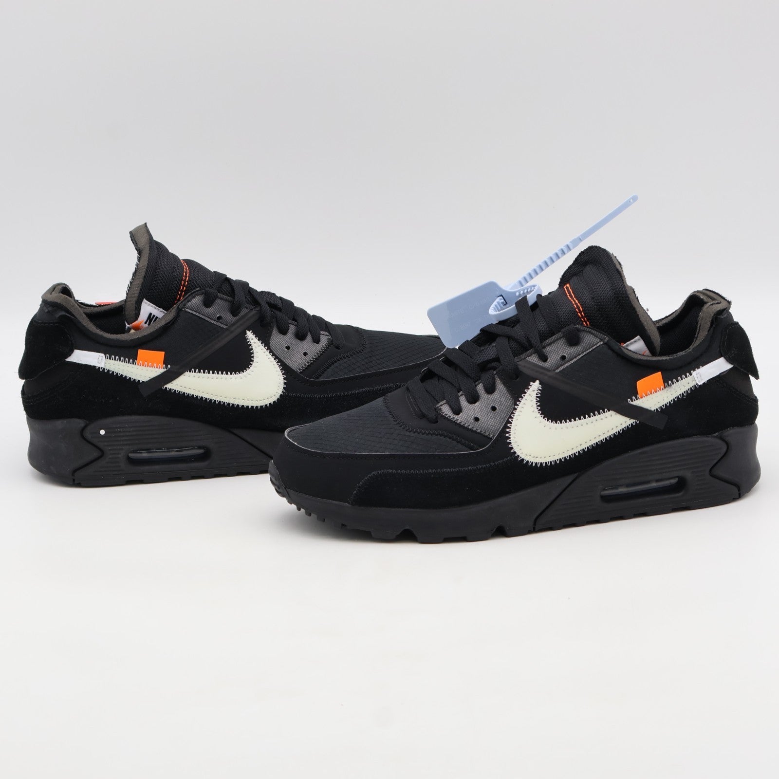 AA7293-001 OFF-WHITE NIKE AIR MAX 90 BLACK CORN (Men's)