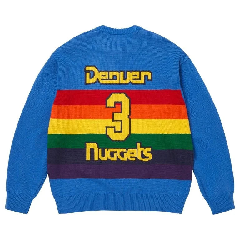 Supreme x Mitchell & Ness Teams Sweater Royal