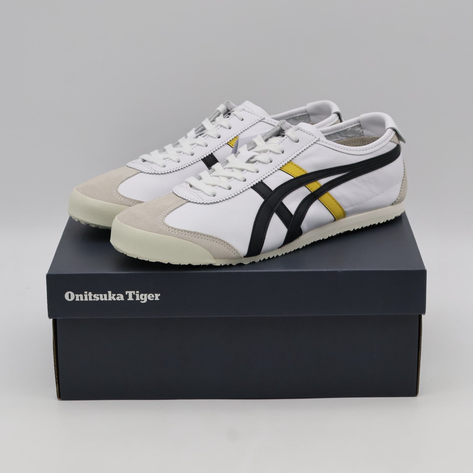 1183C102-108 Onitsuka Tiger Mexico 66 WhiteSunflower Yellow (Men's)