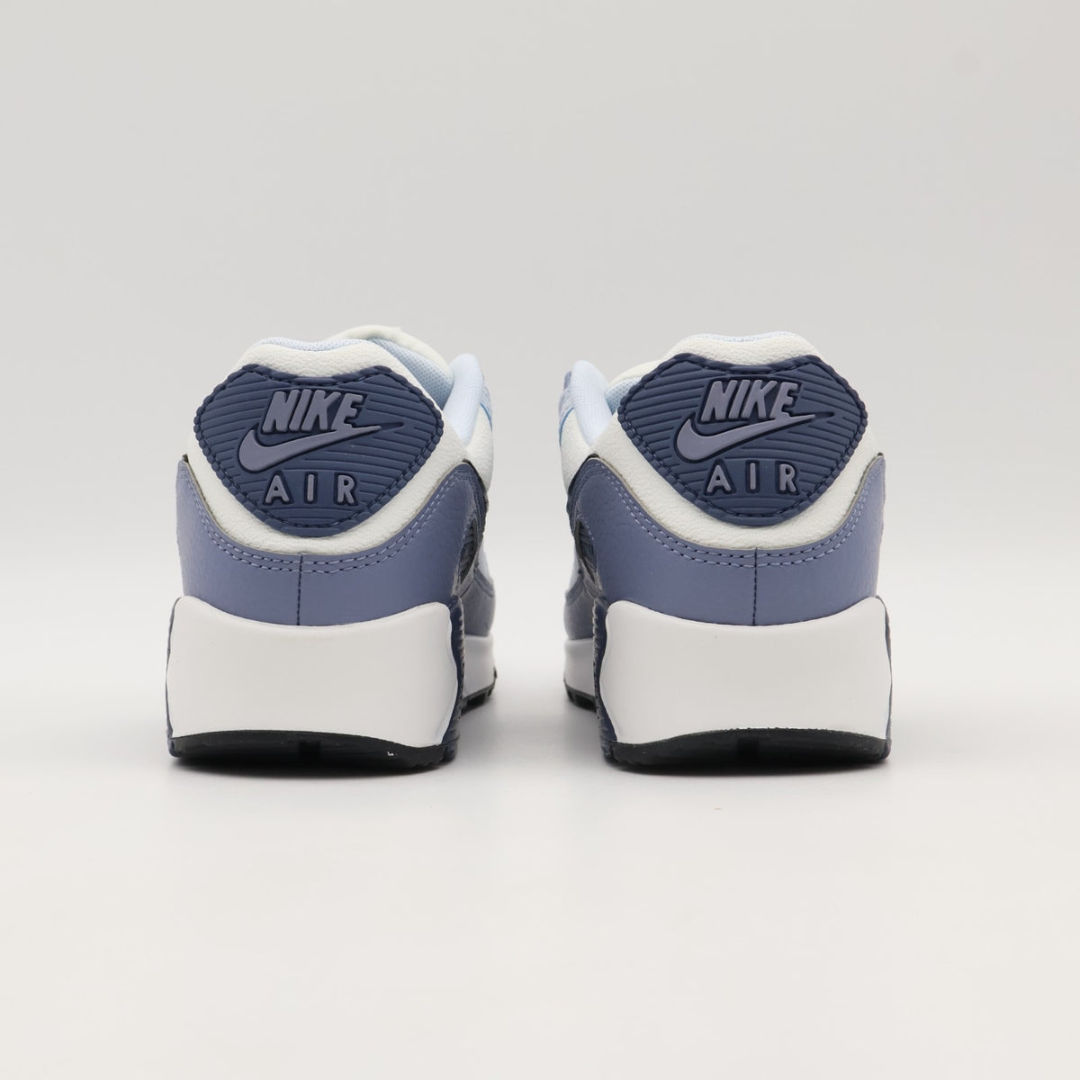 HM8128-100 Nike Air Max 90 Summit White Ashen Slate Blue Tint Black (Women's)