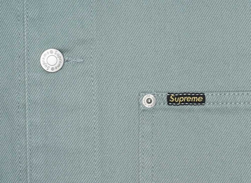 Supreme Denim Chore Trucker Jacket Mint