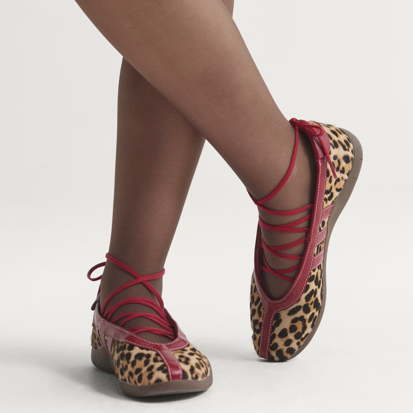 KJ0647 adidas Taekwondo Mei Ballet Pony Hair "Leopard" (Women's)