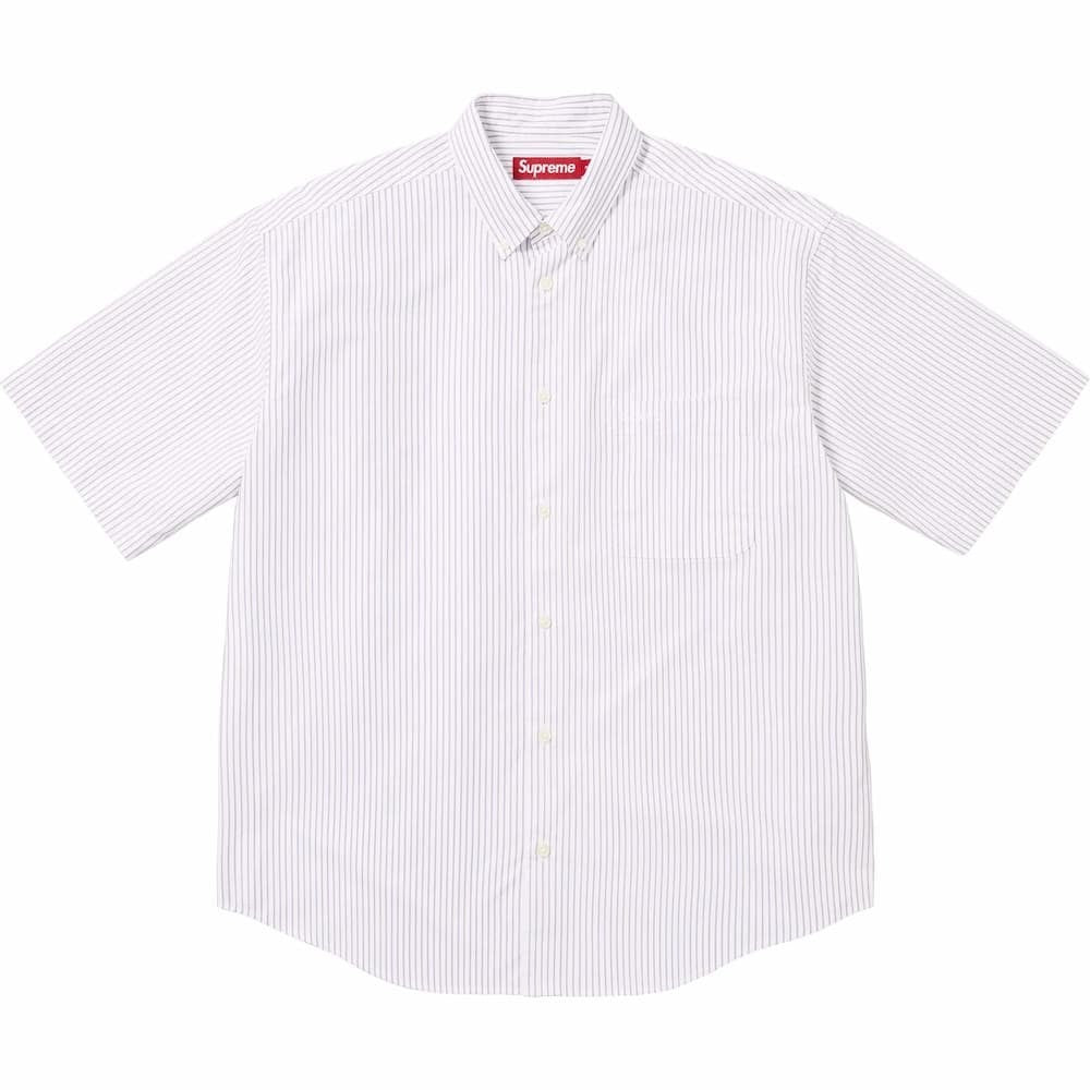 Supreme Loose Fit Oxford S/S Shirt (26SS) Stripe