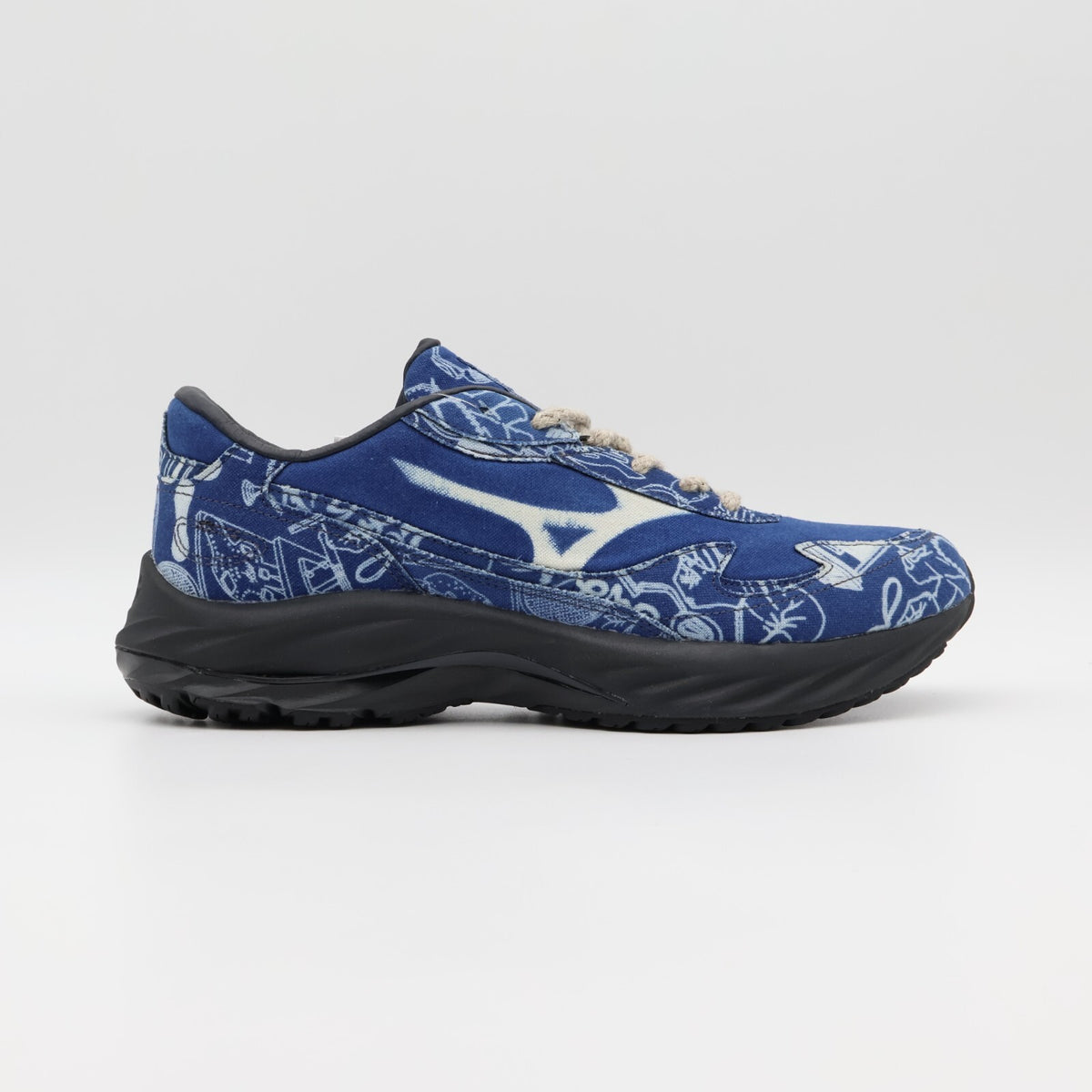 D1GD244101 Buaisou Mizuno Wave Rider Î² Mugen blue White (Men's)