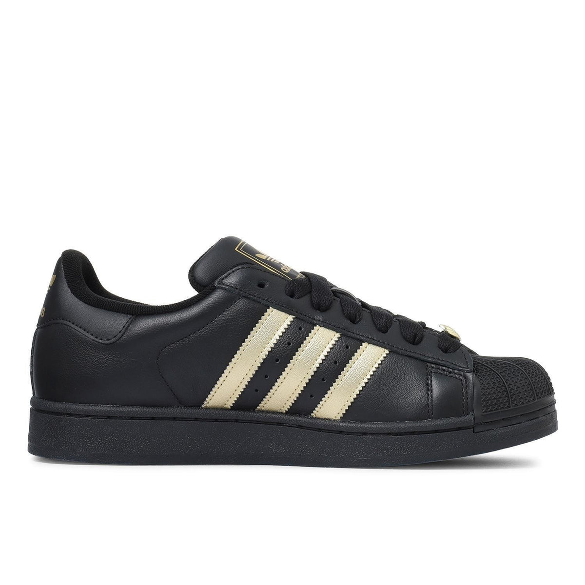 KJ3550 adidas Originals Superstar 2 Core Black Gold Metallic Core Black (Men's)