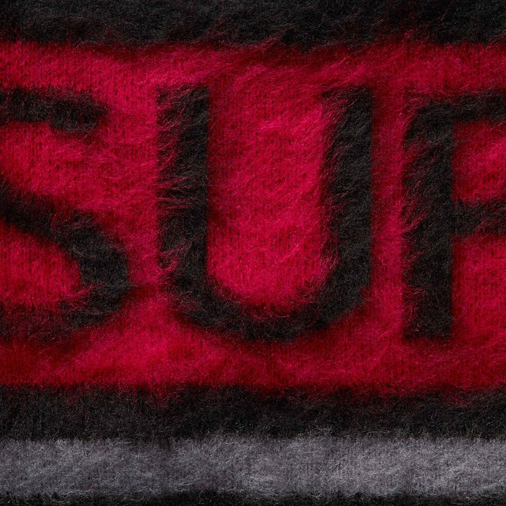 Supreme Brushed Stripe Sweater Black
