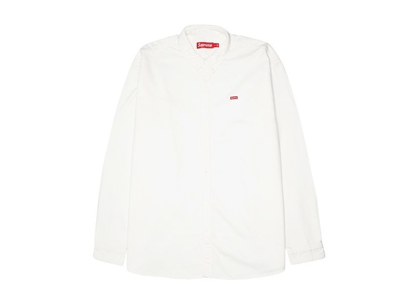 Supreme Small Box Shirt White Denim