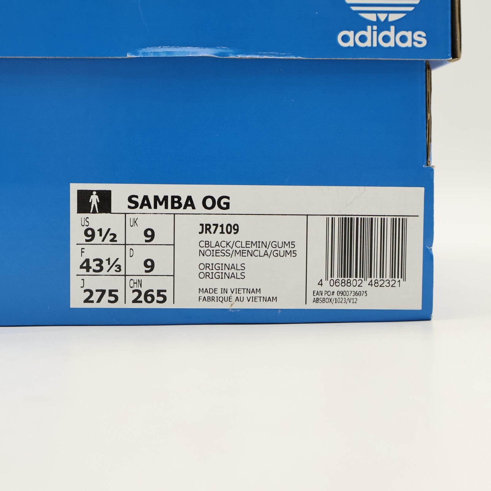 JR7109 adidas Originals Samba OG Clear Mint Pack (Men's)
