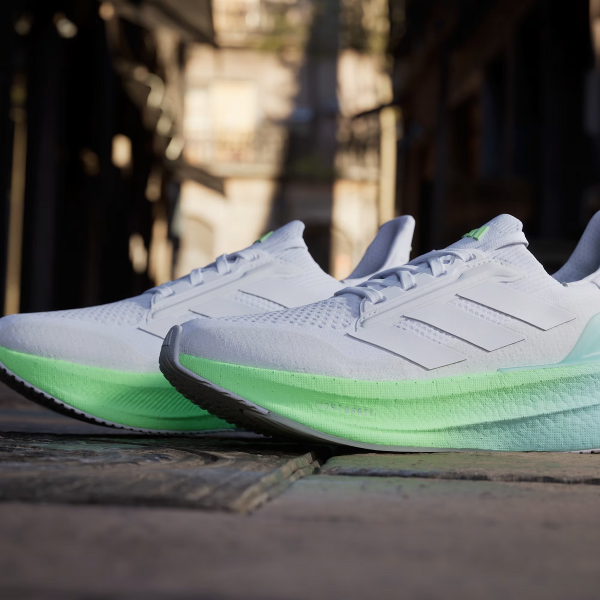 JQ2927 adidas Ultraboost 5X Cloud White Dash Grey Lime Burst (Women's)