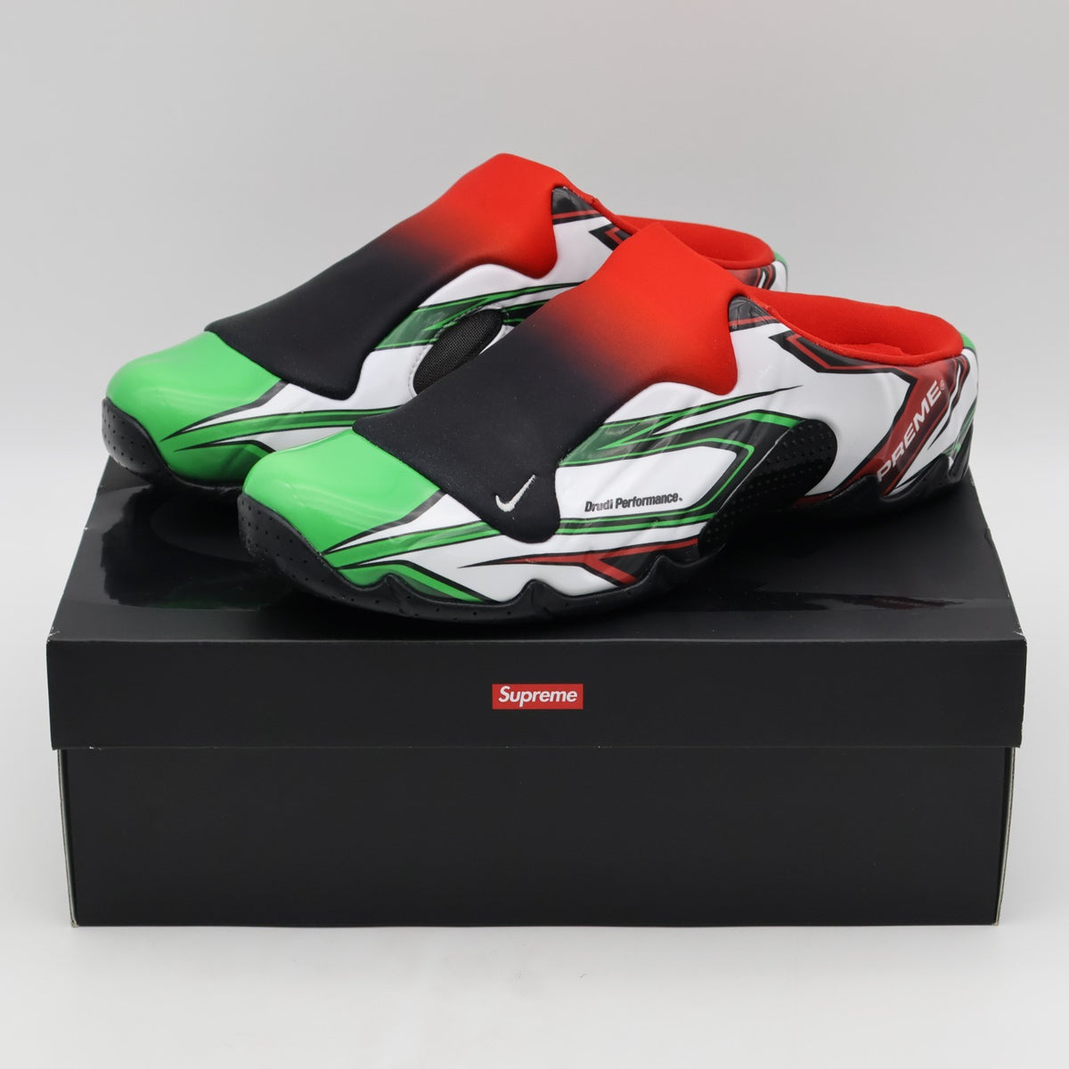 FN0289-100 Supreme Nike Clogposite SP White Red Green FW24 Week3 (Men's)