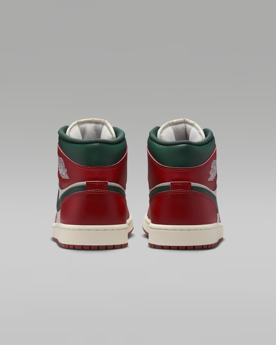DQ8426-105 Nike Air Jordan 1 Mid Sail Pure Platinum Redstone (Men's)