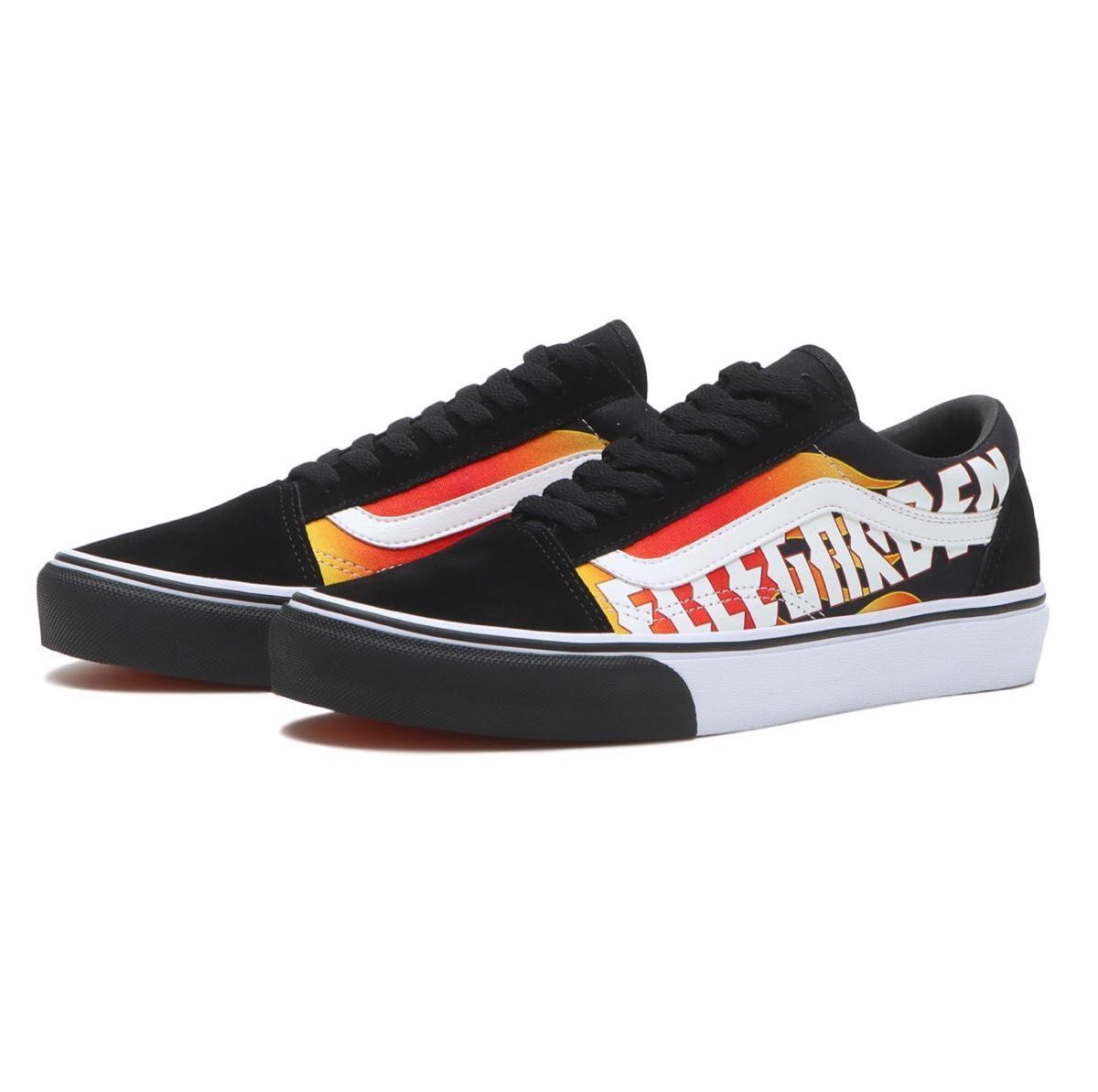 687687-0001 ELLEGARDEN Ã Vans Old Skool Black Flame (V36CF ELLE) (Men's)